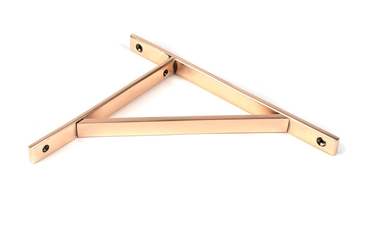From The Anvil - Polished Bronze Chalfont Shelf Bracket (260mm x 200mm) | Sku. 51153 | Trade Door Handles.
