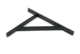From The Anvil - Matt Black Chalfont Shelf Bracket (260mm x 200mm) | Sku. 51154 | Trade Door Handles.