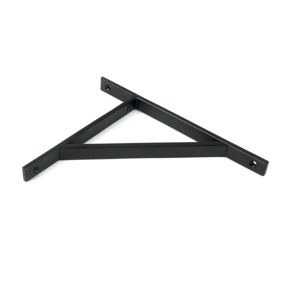 From The Anvil - Matt Black Chalfont Shelf Bracket (260mm x 200mm) | Sku. 51154 | Trade Door Handles.