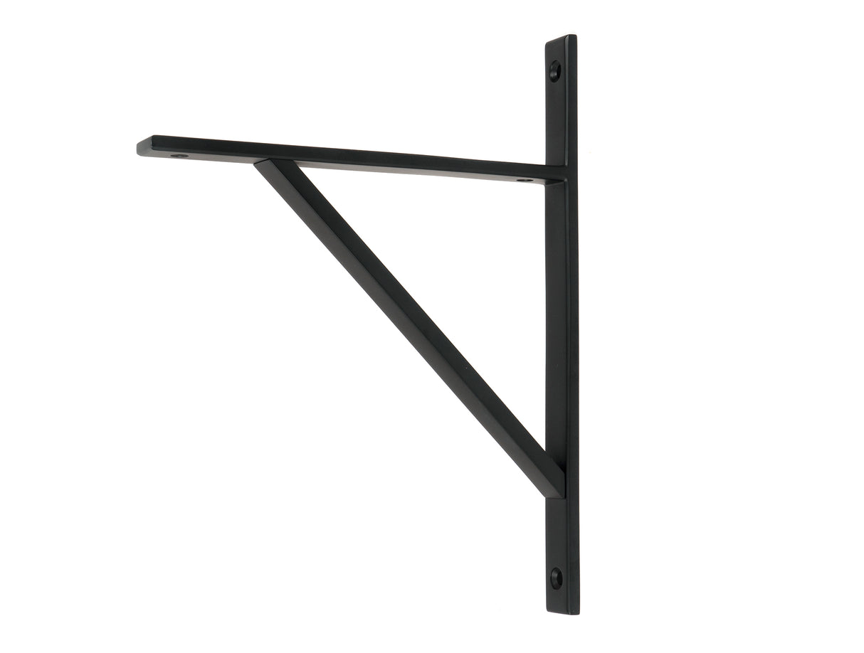 From The Anvil - Matt Black Chalfont Shelf Bracket (260mm x 200mm) | Sku. 51154 | Trade Door Handles.