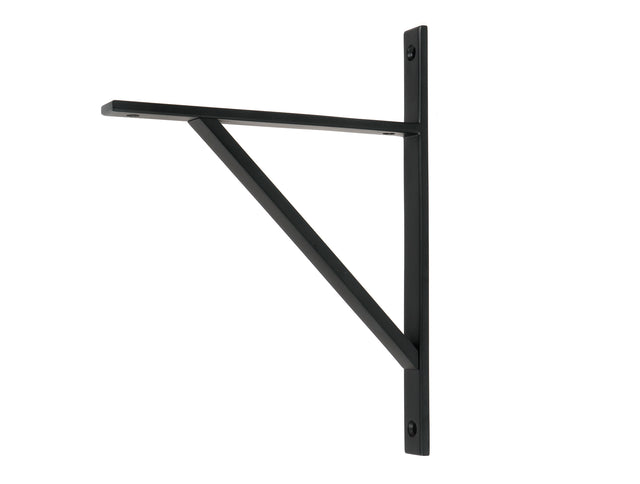 From The Anvil - Matt Black Chalfont Shelf Bracket (260mm x 200mm) | Sku. 51154 | Trade Door Handles.
