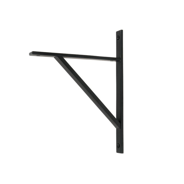 From The Anvil - Matt Black Chalfont Shelf Bracket (260mm x 200mm) | Sku. 51154 | Trade Door Handles.