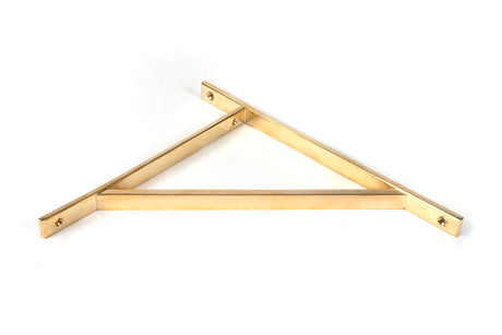 From The Anvil - Polished Brass Chalfont Shelf Bracket (314mm x 250mm) | Sku. 51155 | Trade Door Handles.