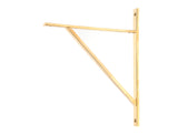 From The Anvil - Polished Brass Chalfont Shelf Bracket (314mm x 250mm) | Sku. 51155 | Trade Door Handles.