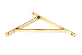 From The Anvil - Aged Brass Chalfont Shelf Bracket (314mm x 250mm) | Sku. 51156 | Trade Door Handles.