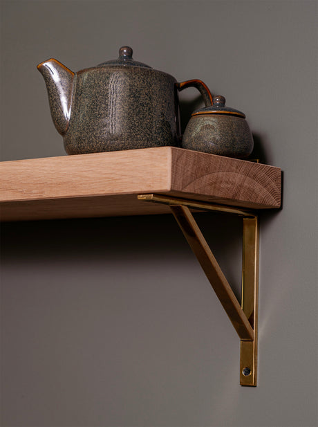 From The Anvil - Aged Brass Chalfont Shelf Bracket (314mm x 250mm) | Sku. 51156 | Trade Door Handles.