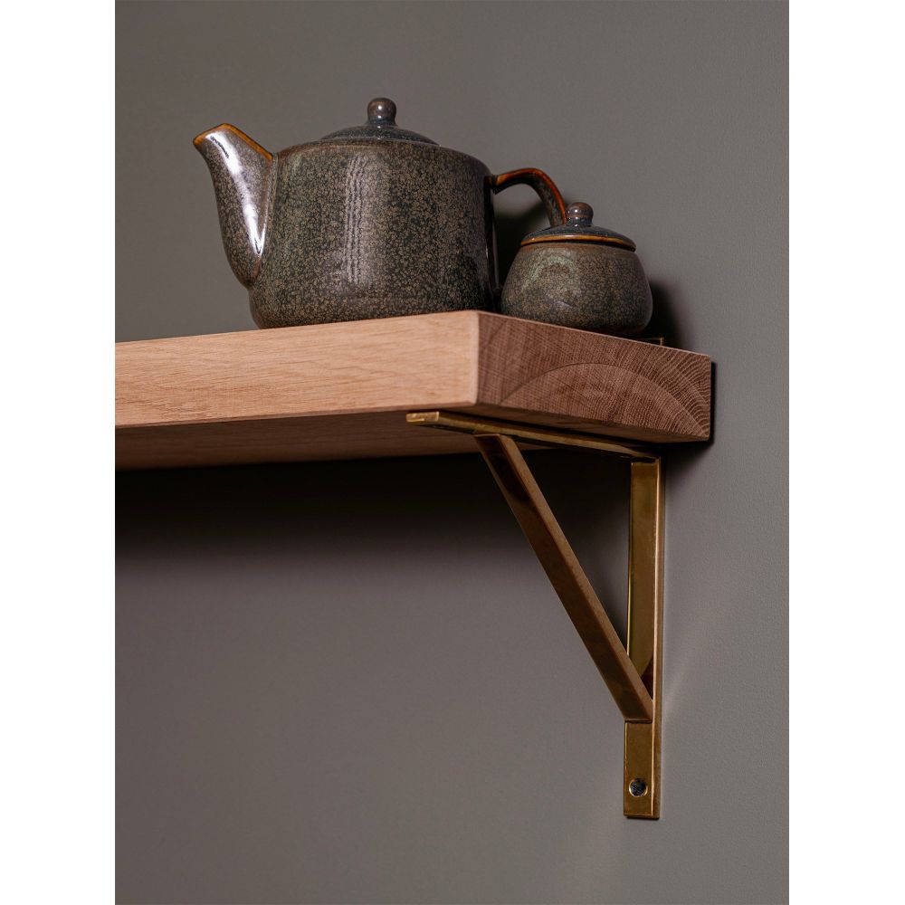From The Anvil - Aged Brass Chalfont Shelf Bracket (314mm x 250mm) | Sku. 51156 | Trade Door Handles.