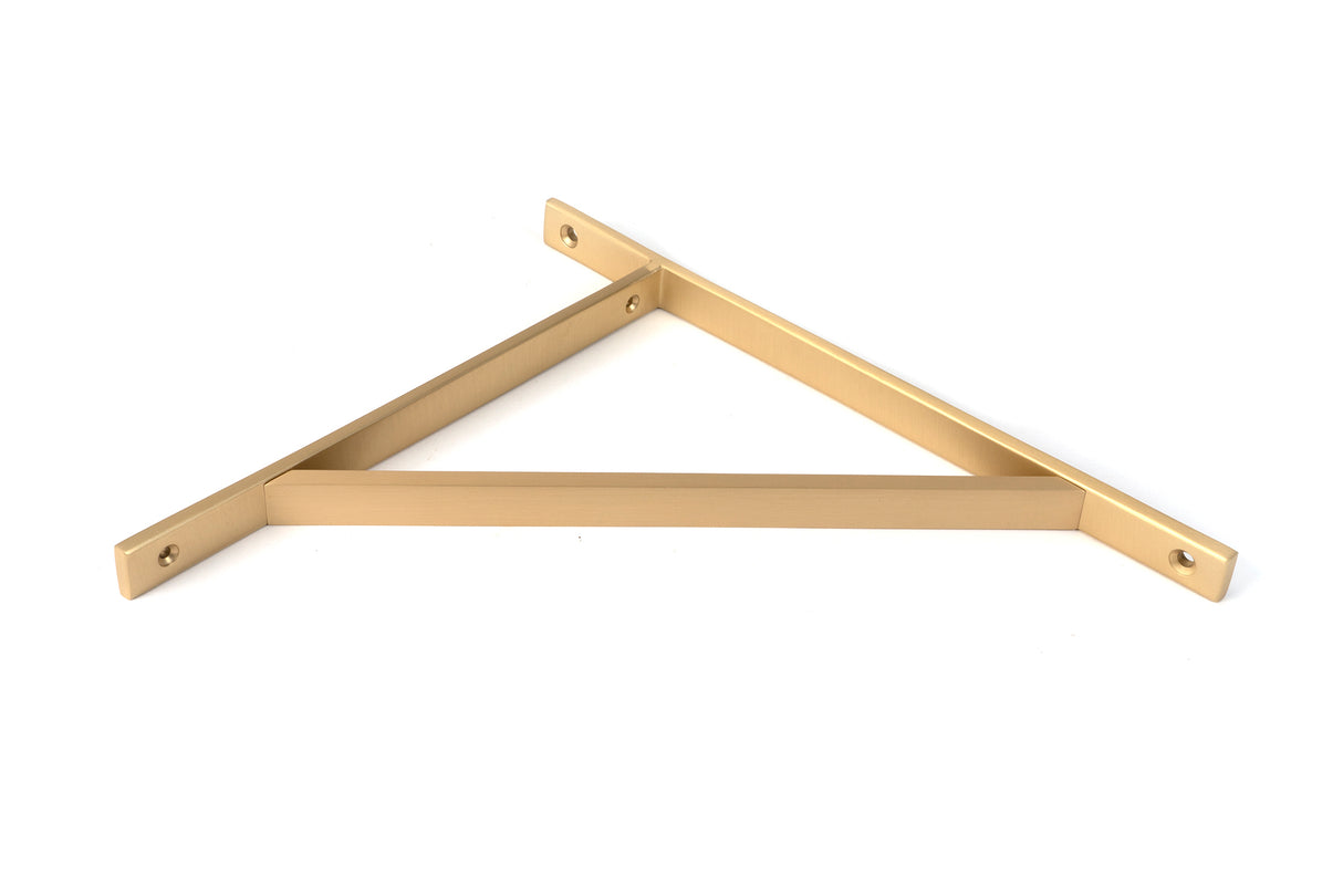 From The Anvil - Satin Brass Chalfont Shelf Bracket (314mm x 250mm) | Sku. 51157 | Trade Door Handles.