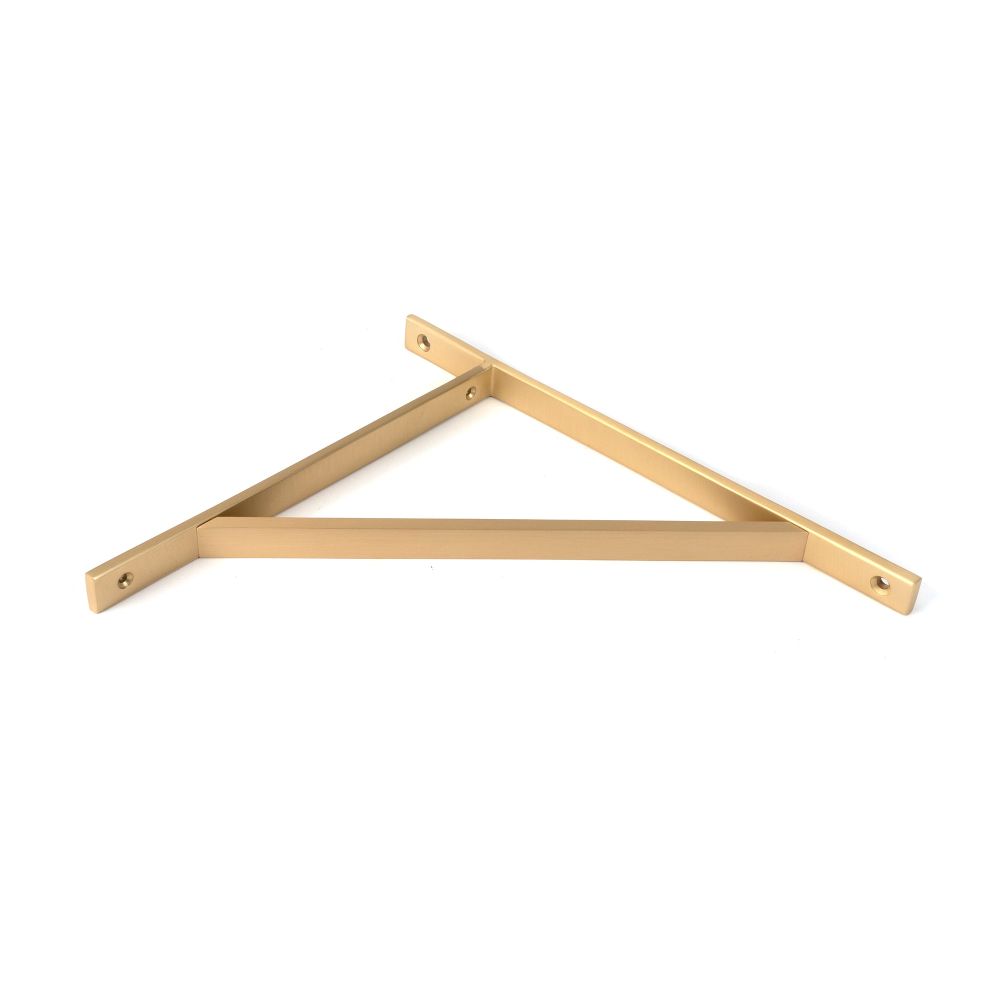 From The Anvil - Satin Brass Chalfont Shelf Bracket (314mm x 250mm) | Sku. 51157 | Trade Door Handles.