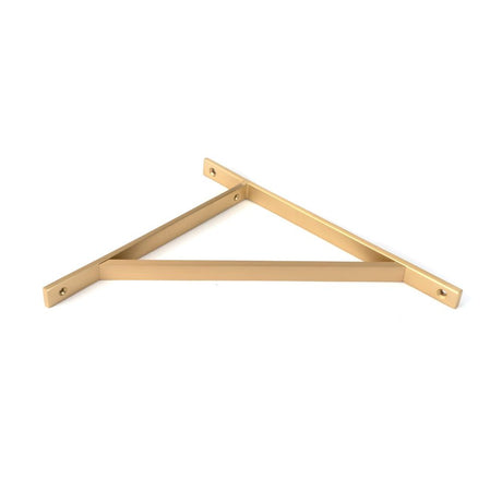 From The Anvil - Satin Brass Chalfont Shelf Bracket (314mm x 250mm) | Sku. 51157 | Trade Door Handles.