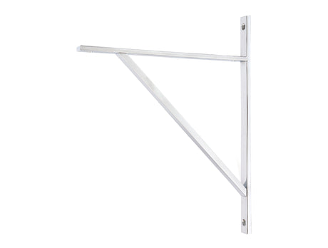 From The Anvil - Polished Chrome Chalfont Shelf Bracket (314mm x 250mm) | Sku. 51159 | Trade Door Handles.