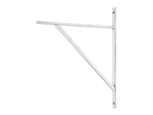 From The Anvil - Polished Chrome Chalfont Shelf Bracket (314mm x 250mm) | Sku. 51159 | Trade Door Handles.