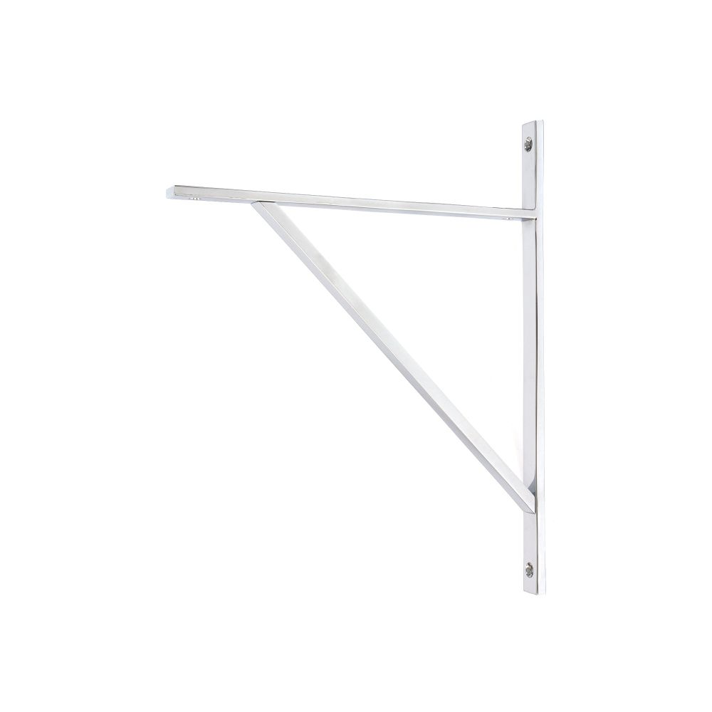 From The Anvil - Polished Chrome Chalfont Shelf Bracket (314mm x 250mm) | Sku. 51159 | Trade Door Handles.