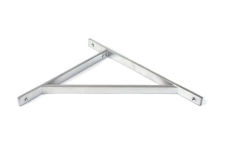 From The Anvil - Satin Chrome Chalfont Shelf Bracket (314mm x 250mm) | Sku. 51160 | Trade Door Handles.