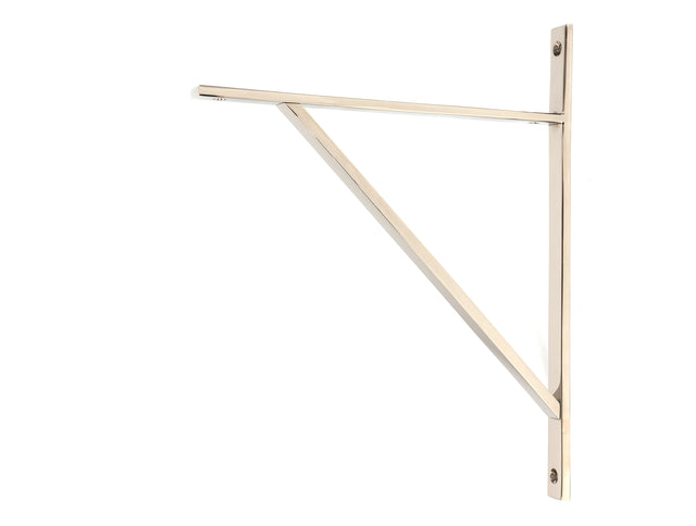 From The Anvil - Polished Nickel Chalfont Shelf Bracket (314mm x 250mm) | Sku. 51161 | Trade Door Handles.