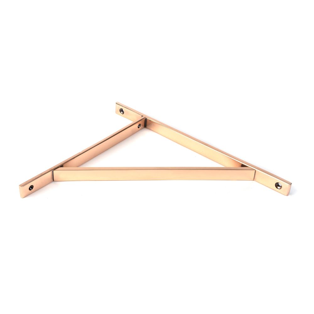 From The Anvil - Polished Bronze Chalfont Shelf Bracket (314mm x 250mm) | Sku. 51163 | Trade Door Handles.