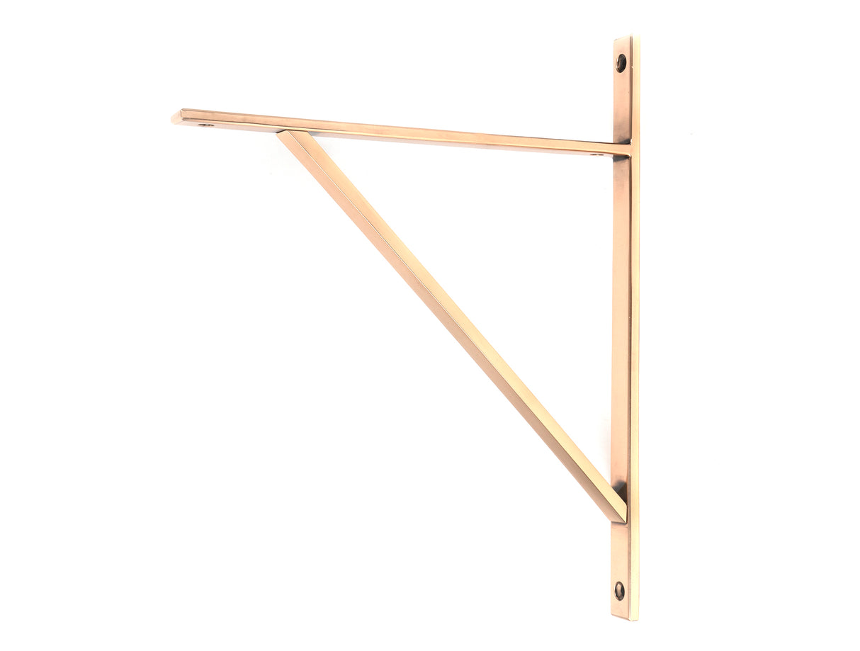From The Anvil - Polished Bronze Chalfont Shelf Bracket (314mm x 250mm) | Sku. 51163 | Trade Door Handles.