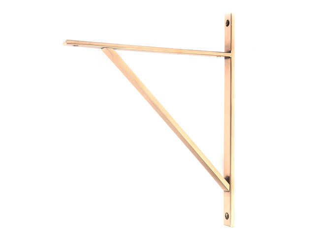 From The Anvil - Polished Bronze Chalfont Shelf Bracket (314mm x 250mm) | Sku. 51163 | Trade Door Handles.