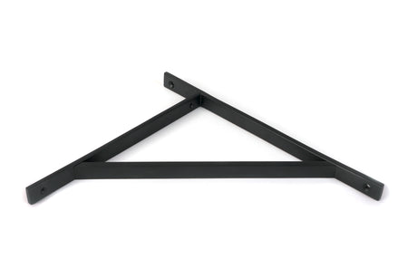 From The Anvil - Matt Black Chalfont Shelf Bracket (314mm x 250mm) | Sku. 51164 | Trade Door Handles.