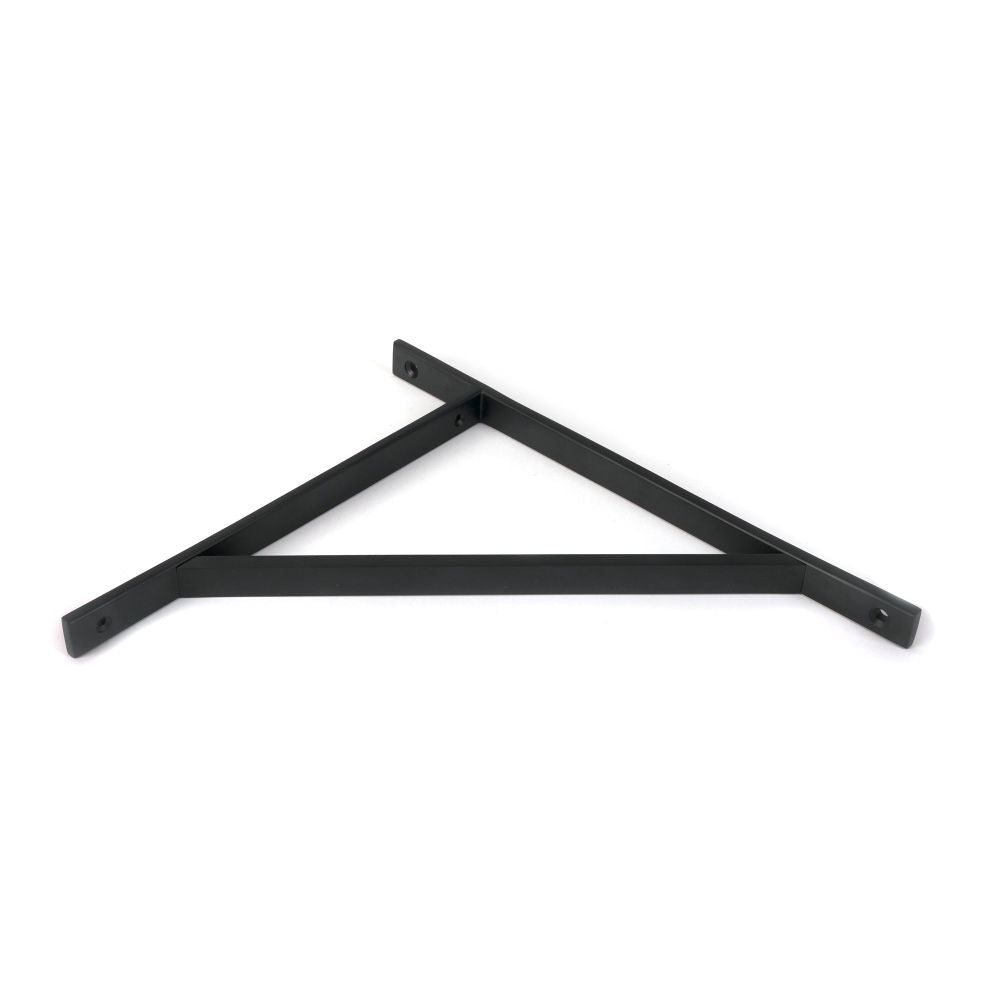 From The Anvil - Matt Black Chalfont Shelf Bracket (314mm x 250mm) | Sku. 51164 | Trade Door Handles.