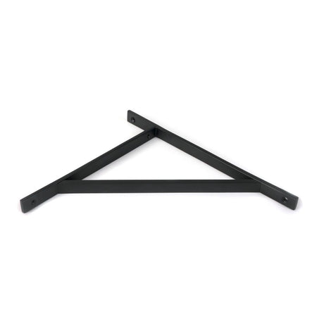 From The Anvil - Matt Black Chalfont Shelf Bracket (314mm x 250mm) | Sku. 51164 | Trade Door Handles.