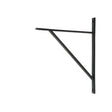 From The Anvil - Matt Black Chalfont Shelf Bracket (314mm x 250mm) | Sku. 51164 | Trade Door Handles.