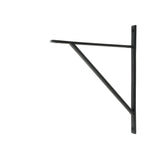 From The Anvil - Matt Black Chalfont Shelf Bracket (314mm x 250mm) | Sku. 51164 | Trade Door Handles.