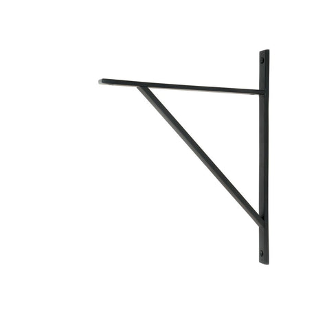 From The Anvil - Matt Black Chalfont Shelf Bracket (314mm x 250mm) | Sku. 51164 | Trade Door Handles.