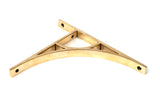 From The Anvil - Aged Brass Tyne Shelf Bracket (260mm x 200mm) | Sku. 51166 | Trade Door Handles.