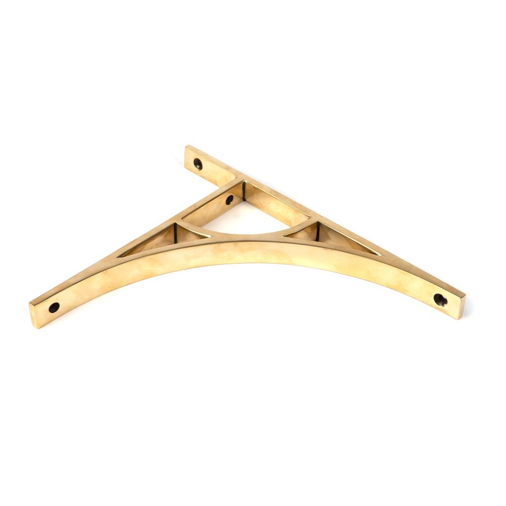 From The Anvil - Aged Brass Tyne Shelf Bracket (260mm x 200mm) | Sku. 51166 | Trade Door Handles.