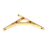 From The Anvil - Aged Brass Tyne Shelf Bracket (260mm x 200mm) | Sku. 51166 | Trade Door Handles.