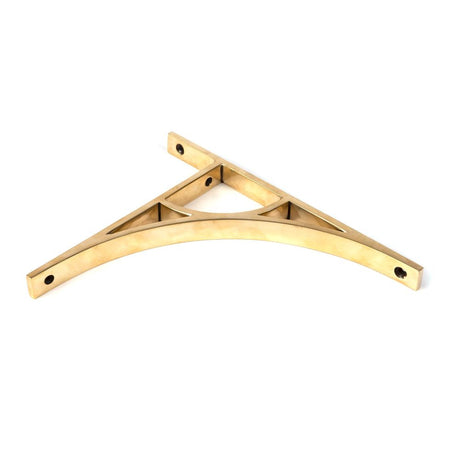 From The Anvil - Aged Brass Tyne Shelf Bracket (260mm x 200mm) | Sku. 51166 | Trade Door Handles.
