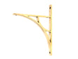 From The Anvil - Aged Brass Tyne Shelf Bracket (260mm x 200mm) | Sku. 51166 | Trade Door Handles.