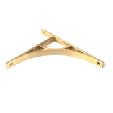 From The Anvil - Satin Brass Tyne Shelf Bracket (260mm x 200mm) | Sku. 51167 | Trade Door Handles.