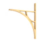 From The Anvil - Satin Brass Tyne Shelf Bracket (260mm x 200mm) | Sku. 51167 | Trade Door Handles.