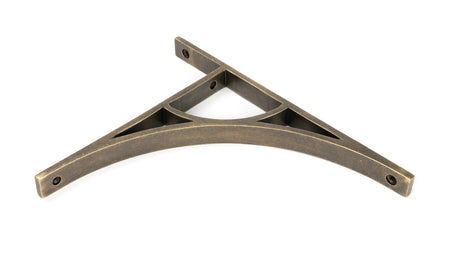 From The Anvil - Burnished Brass Tyne Shelf Bracket (260mm x 200mm) | Sku. 51168 | Trade Door Handles.