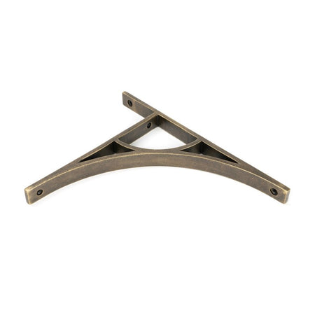 From The Anvil - Burnished Brass Tyne Shelf Bracket (260mm x 200mm) | Sku. 51168 | Trade Door Handles.