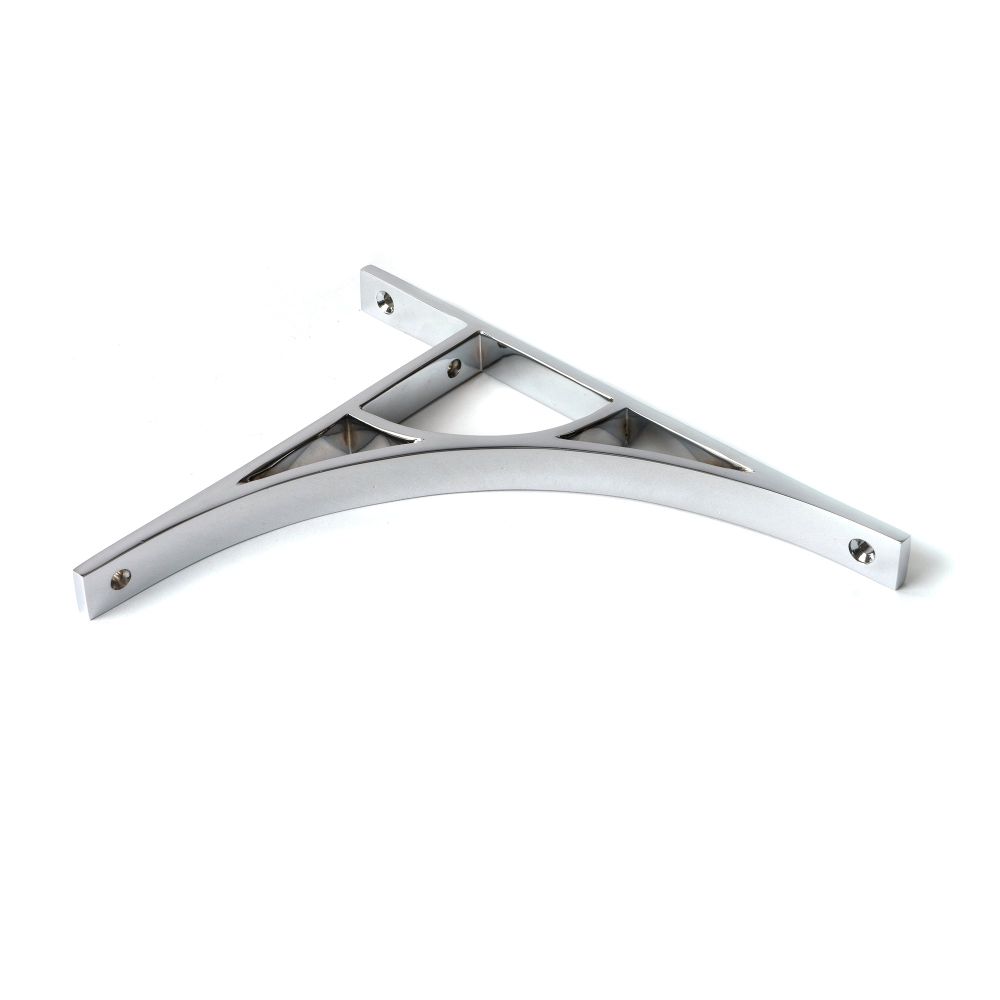 From The Anvil - Polished Chrome Tyne Shelf Bracket (260mm x 200mm) | Sku. 51169 | Trade Door Handles.