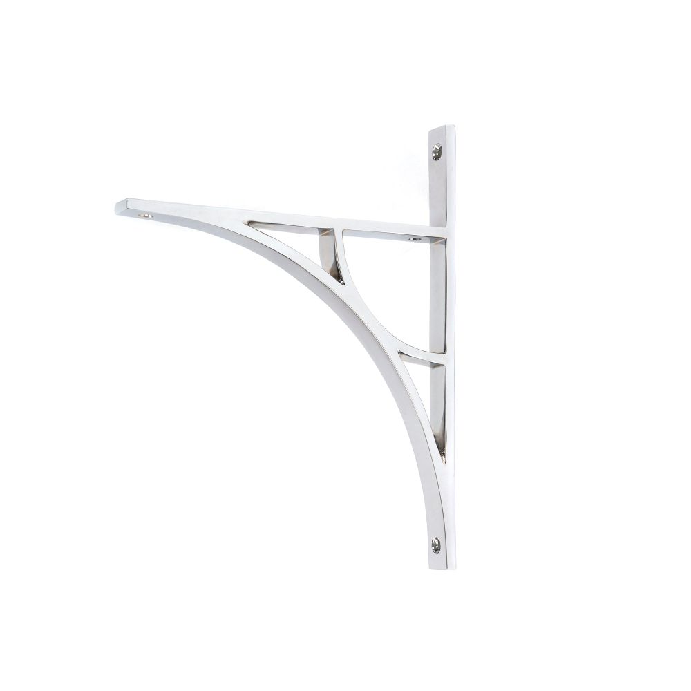 From The Anvil - Polished Chrome Tyne Shelf Bracket (260mm x 200mm) | Sku. 51169 | Trade Door Handles.