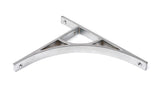 From The Anvil - Satin Chrome Tyne Shelf Bracket (260mm x 200mm) | Sku. 51170 | Trade Door Handles.