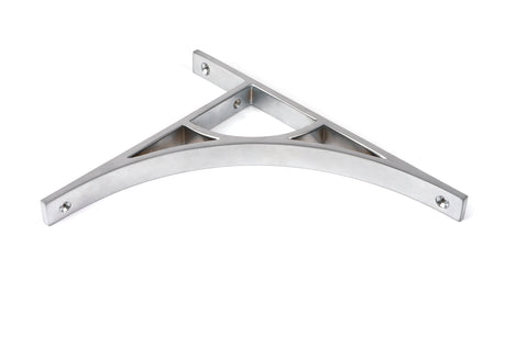 From The Anvil - Satin Chrome Tyne Shelf Bracket (260mm x 200mm) | Sku. 51170 | Trade Door Handles.
