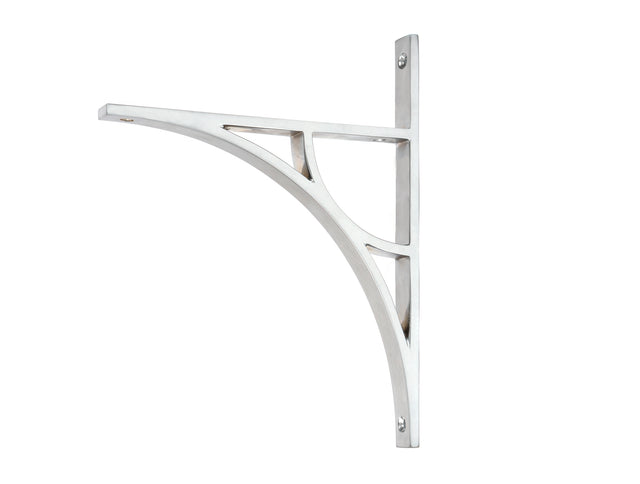 From The Anvil - Satin Chrome Tyne Shelf Bracket (260mm x 200mm) | Sku. 51170 | Trade Door Handles.