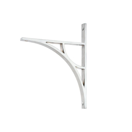 From The Anvil - Satin Chrome Tyne Shelf Bracket (260mm x 200mm) | Sku. 51170 | Trade Door Handles.