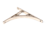 From The Anvil - Polished Nickel Tyne Shelf Bracket (260mm x 200mm) | Sku. 51171 | Trade Door Handles.