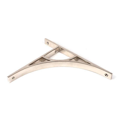 From The Anvil - Polished Nickel Tyne Shelf Bracket (260mm x 200mm) | Sku. 51171 | Trade Door Handles.