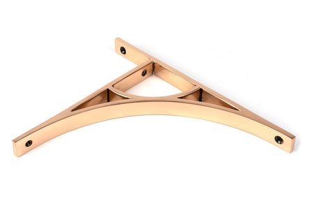 From The Anvil - Polished Bronze Tyne Shelf Bracket (260mm x 200mm) | Sku. 51173 | Trade Door Handles.