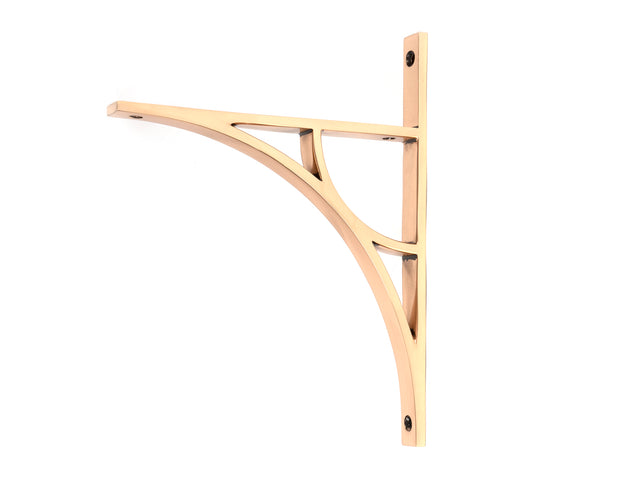 From The Anvil - Polished Bronze Tyne Shelf Bracket (260mm x 200mm) | Sku. 51173 | Trade Door Handles.