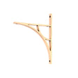 From The Anvil - Polished Bronze Tyne Shelf Bracket (260mm x 200mm) | Sku. 51173 | Trade Door Handles.