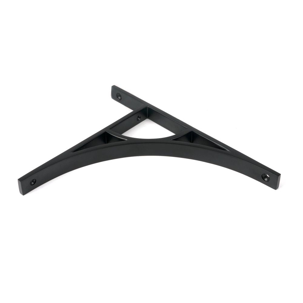 From The Anvil - Matt Black Tyne Shelf Bracket (260mm x 200mm) | Sku. 51174 | Trade Door Handles.