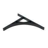 From The Anvil - Matt Black Tyne Shelf Bracket (260mm x 200mm) | Sku. 51174 | Trade Door Handles.